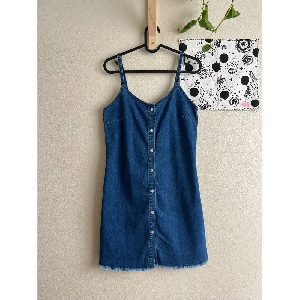 ❣️3 for $20/Denim mini dress - Picture 2 of 4
